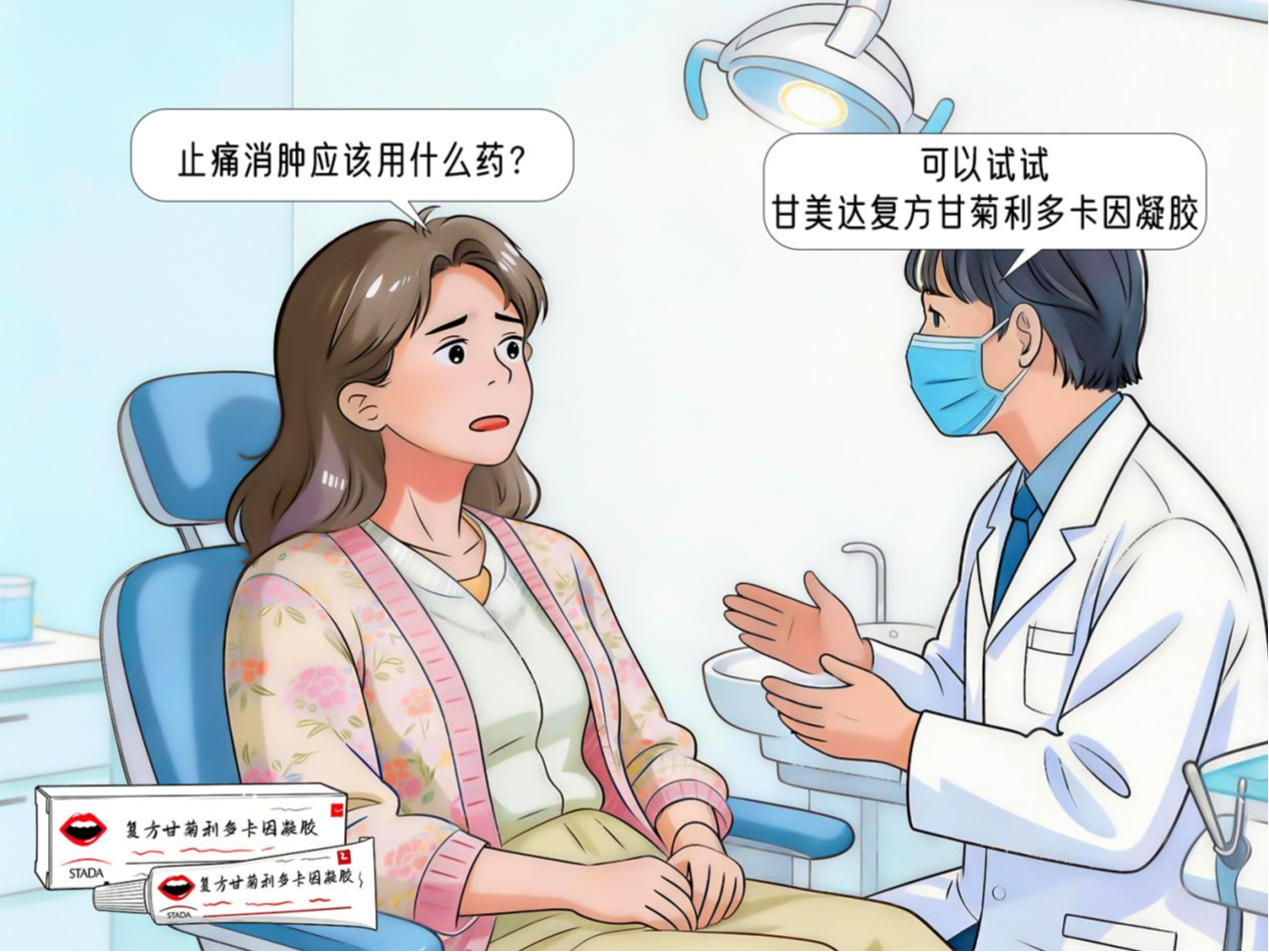指南推荐！甘美达复方甘菊利多卡因凝胶的作用解读