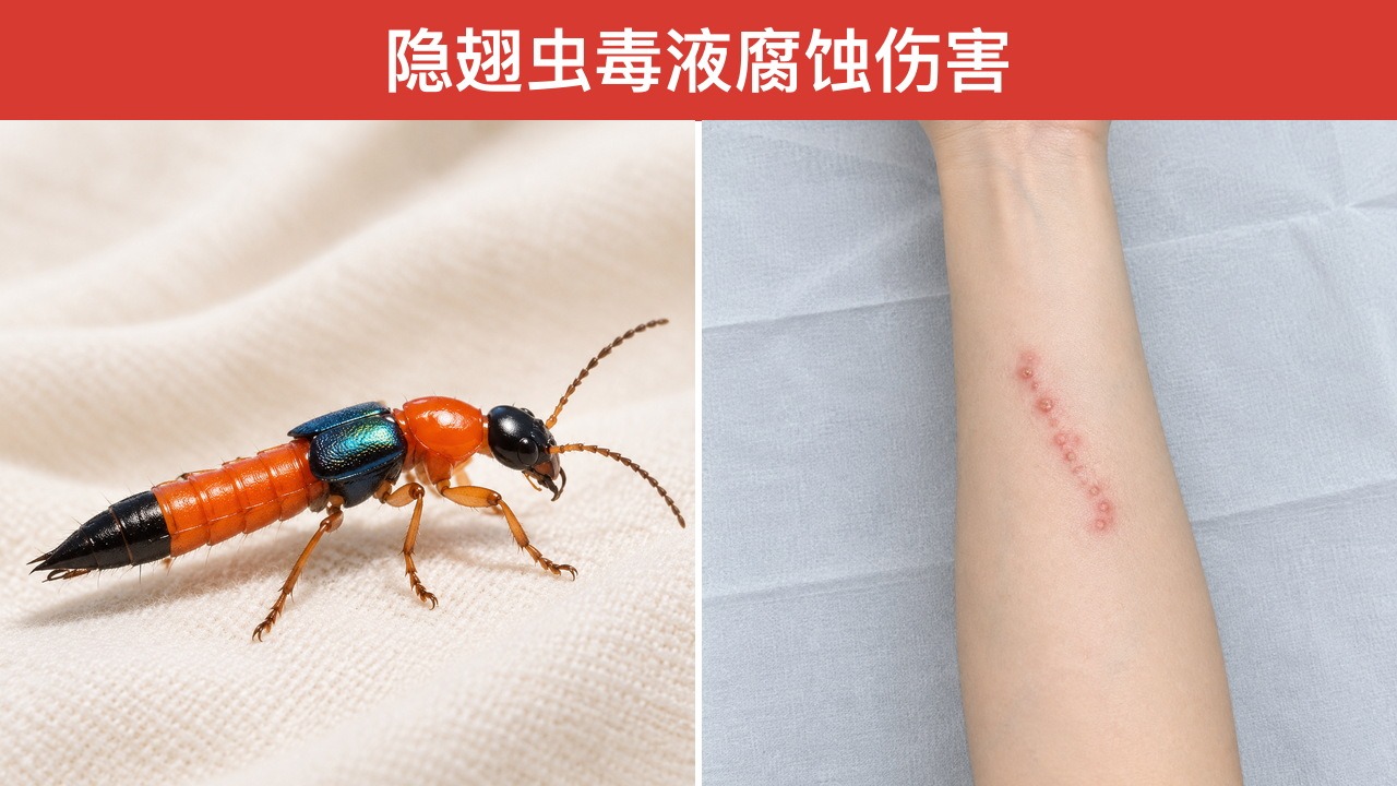 被隐翅虫伤到涂牙膏？这3个做法都错了
